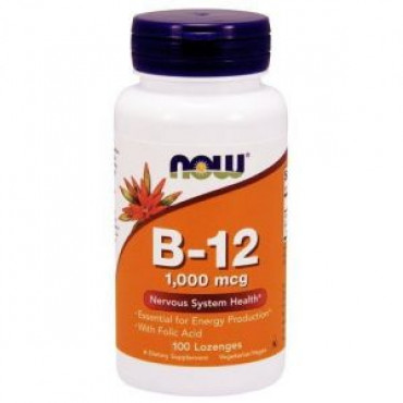 NOW Vitamin B-12 - 100lozenges